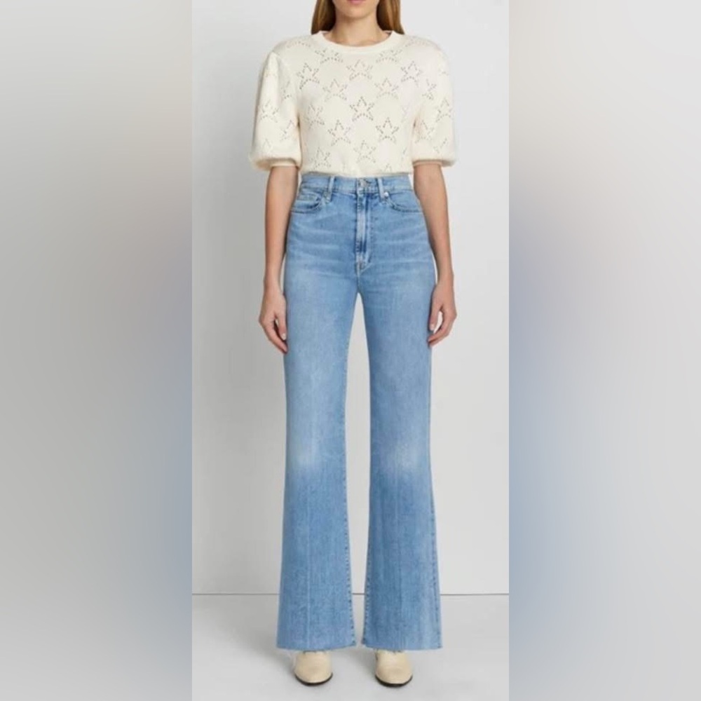7 For All Mankind High-Rise Wide Leg Jeans